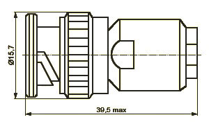 SR-50-74FV cable plug drawing